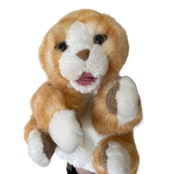 Folkmanis Toys Folkmanis Orange Tabby Kitten Cat Kitty Hand Puppet